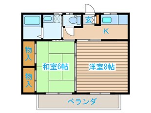 アメニティ太陽Aの物件間取画像